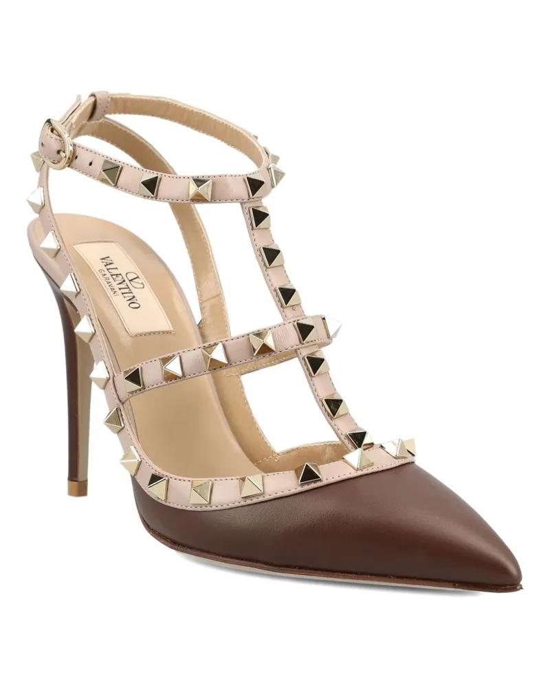Valentino Garavani Rockstud Pump — Brown Brown