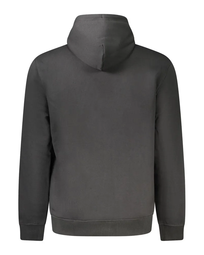 Tommy Hilfiger Embroidered Logo Hoodie — Black Black