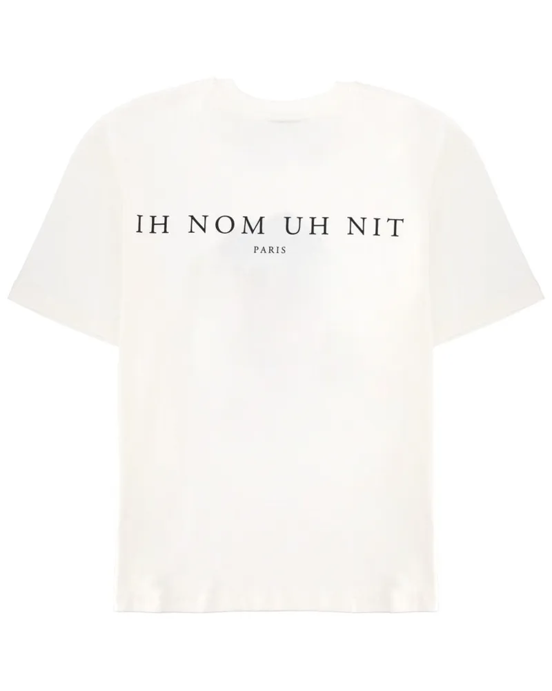 IH NOM UH NIT Printed Cotton T-Shirt — White White