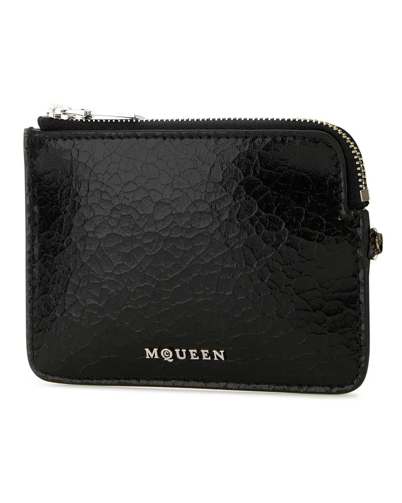 Alexander McQueen 8050641aaue 9769 Blackcaramelsilver Portafogli Wallet Black