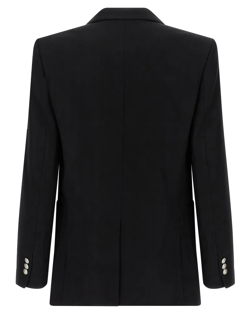 Balmain Grain De Poudre Blazer — Black Black