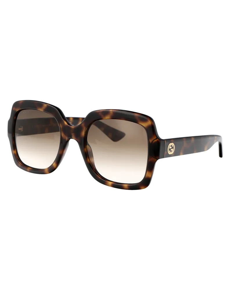 Gucci Women's Sunglasses Gg1337s Havana Brown Injected Havana