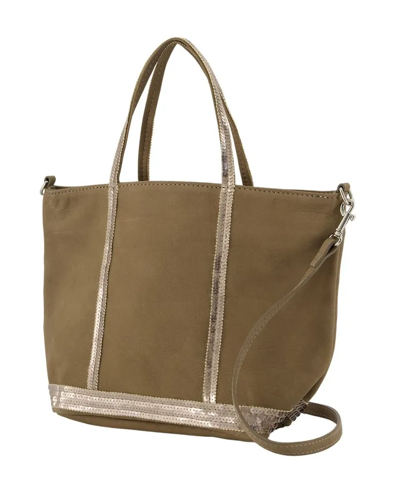 Vanessa Bruno Leather Tote Bag — Brown Brown