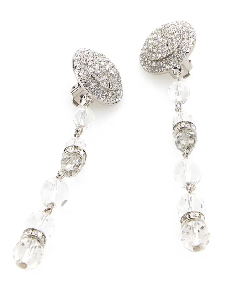 Alessandra Rich Crysilver Orecchini Earrings Silver