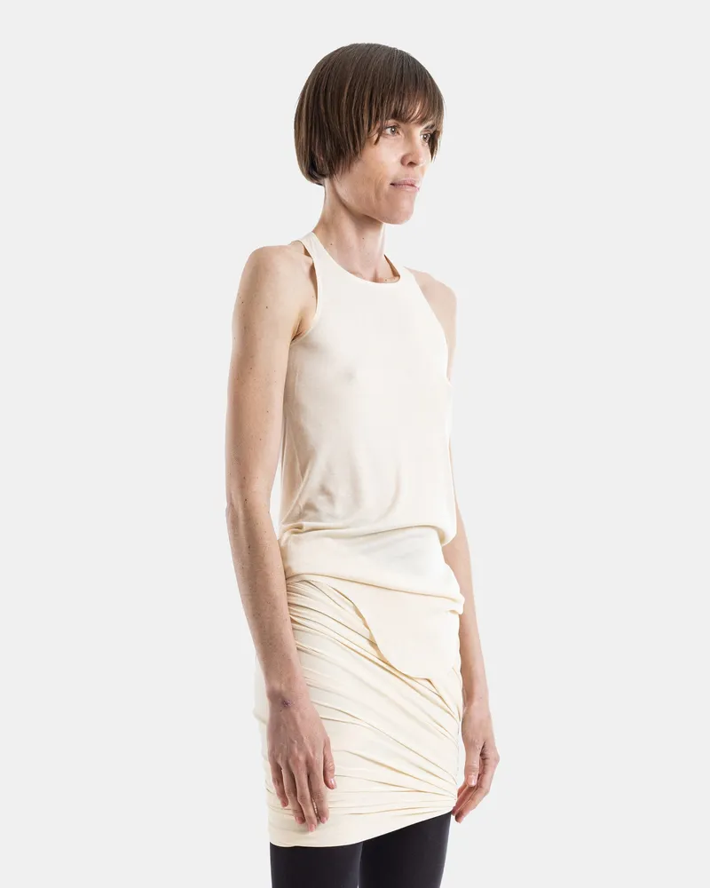 Rick Owens Women's Butter Tank Top Beige Beige