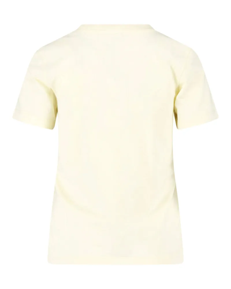 Kitsuné Women T-Shirts And Polos Yellow Cotton Yellow