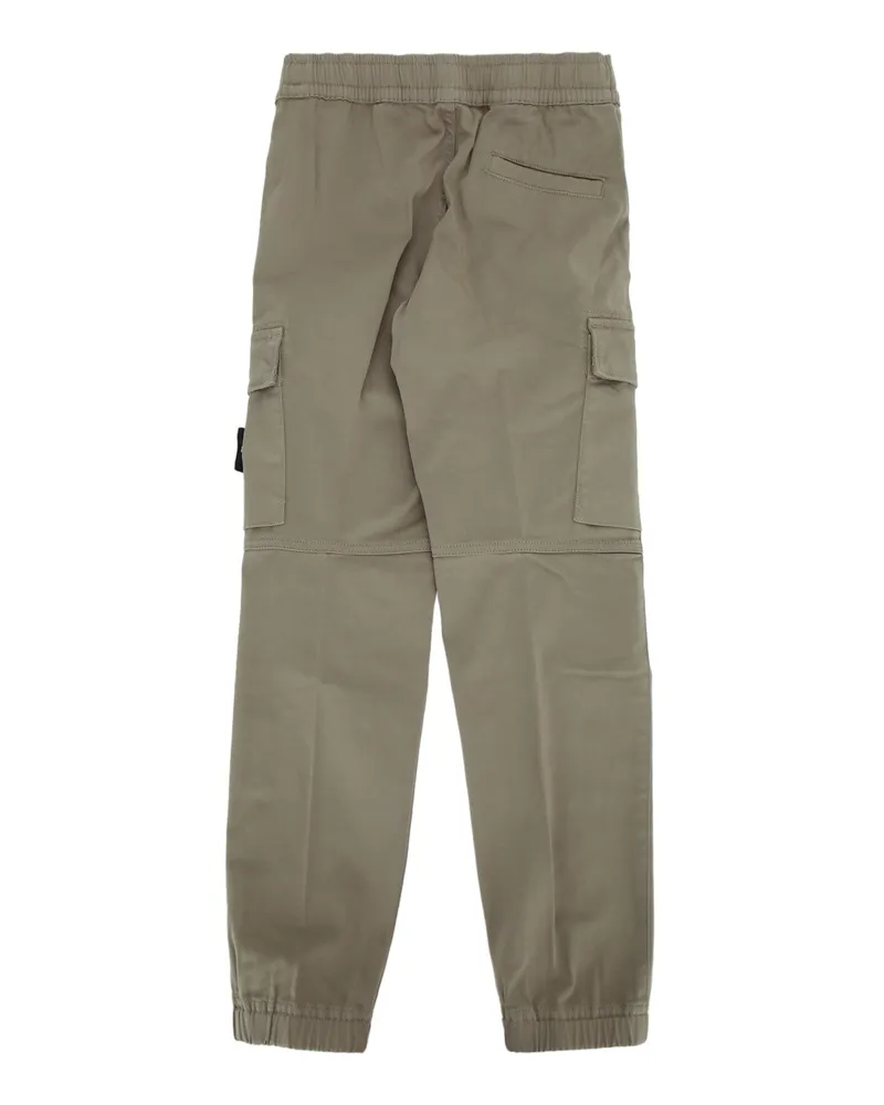 Stone Island Multi-Pocket Cotton Cargo Pants — Beige Beige