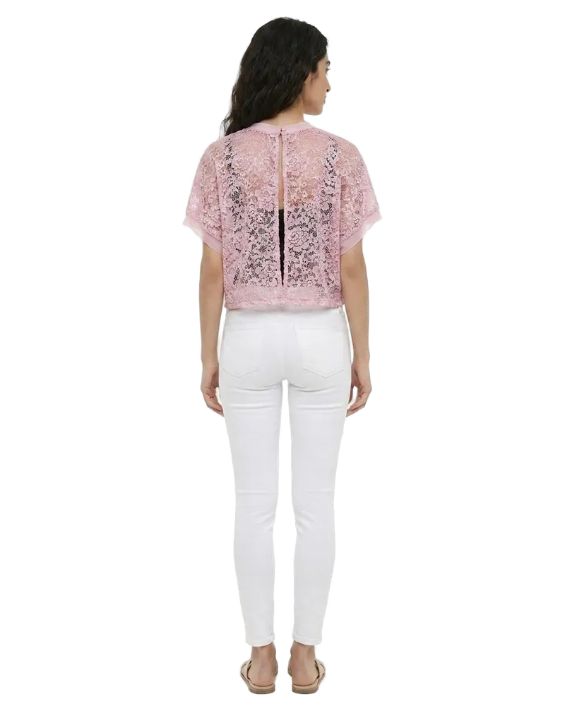 Dolce & Gabbana Women's Pink Rayon Blouse Pink