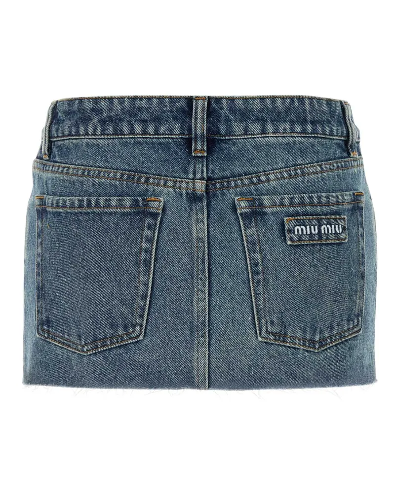 Miu Miu Denim Skirt — Blue Blue