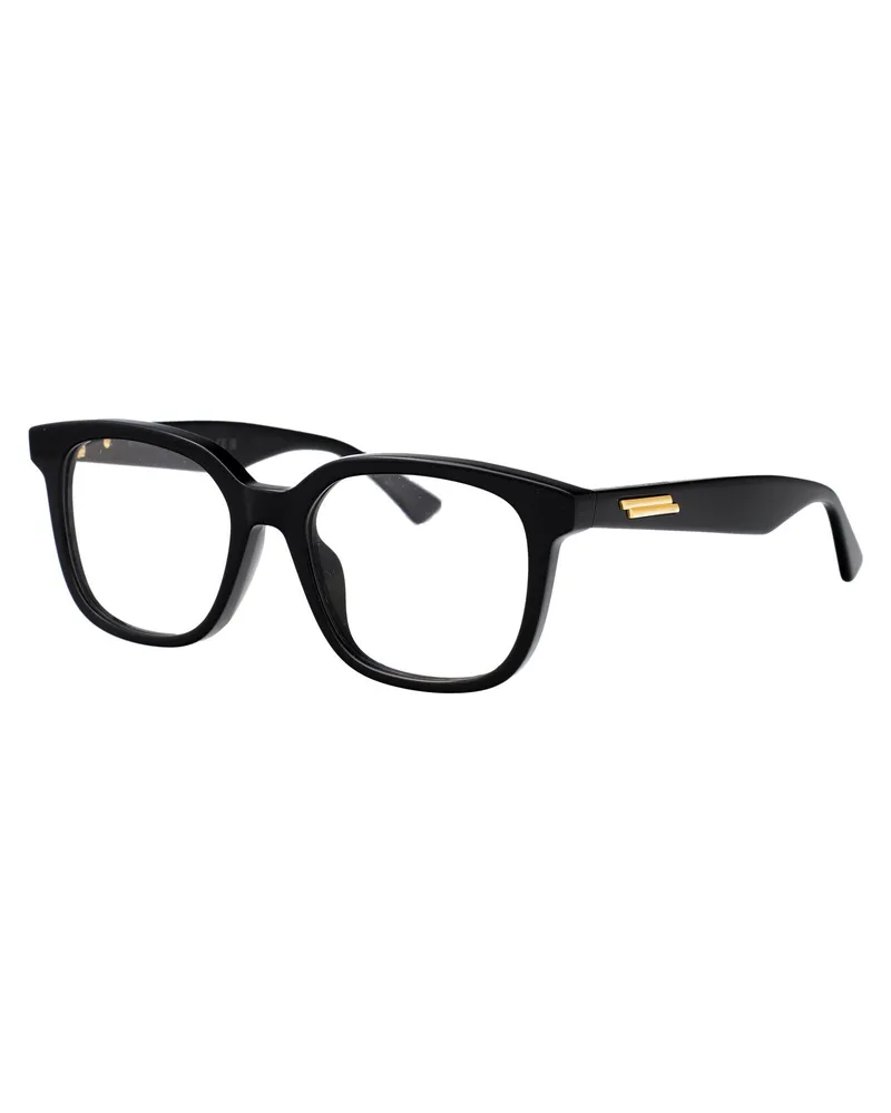 Bottega Veneta Unisex Sunglasses Bv1334oa Black-Black-Transparent Acetate Glasses & Frames Black/black/transparent Black