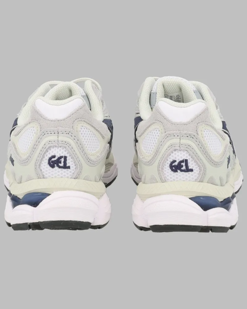 Asics Unisex Sneakers Gel-Nyc White Leather Leather-Textile Trainers Leather/textile White
