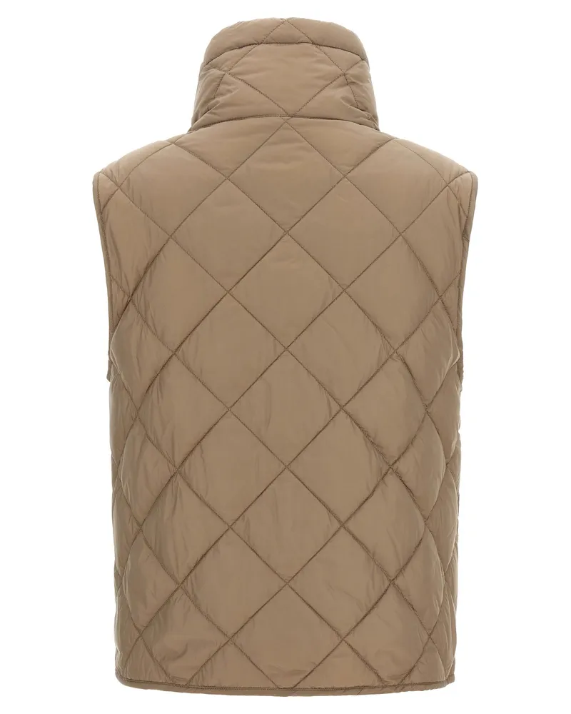 Max Mara Tregic Vest — Beige Beige