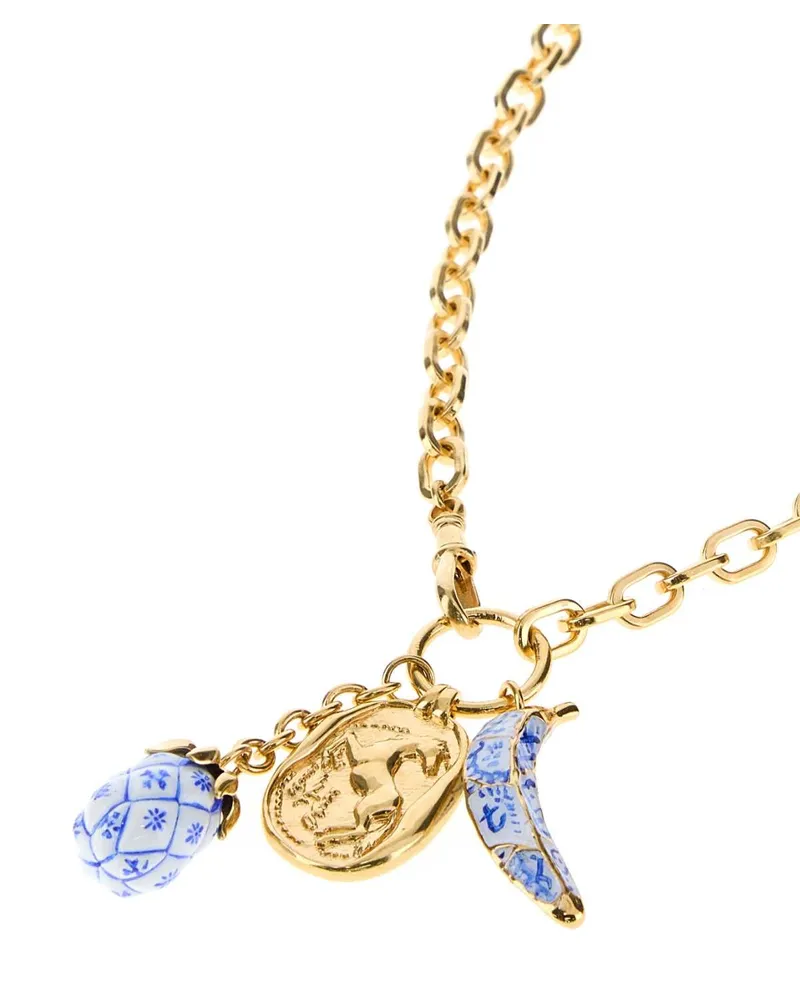 Chloé Women's Jn14 Gold Metal Fibre Collane Necklaces Gold