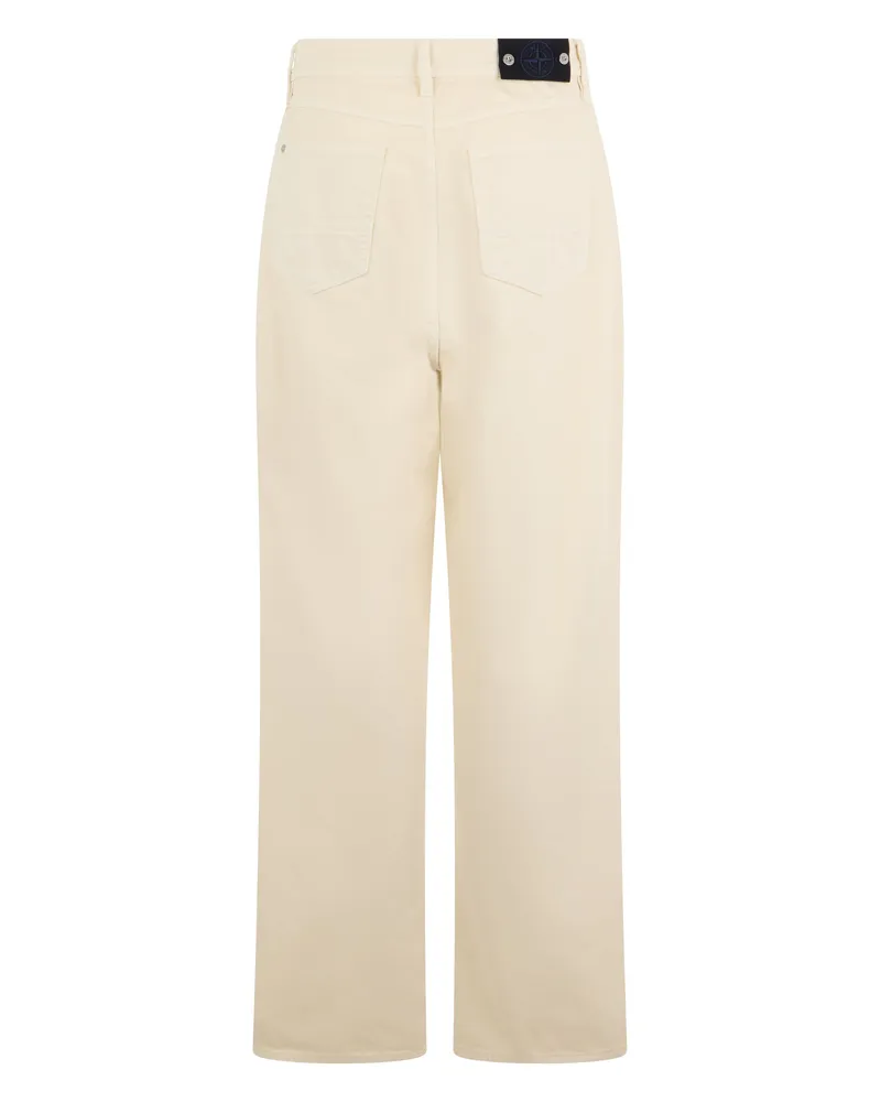 Stone Island Men's Cotton Pants Sand Trousers Beige