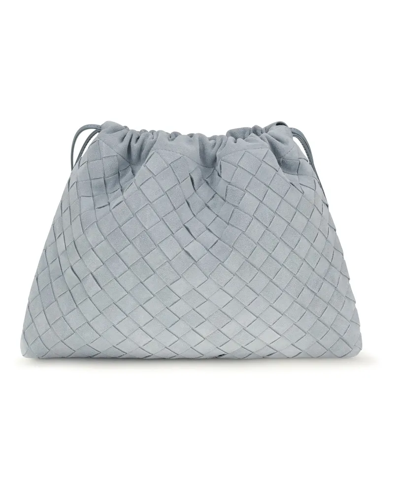 Bottega Veneta Women's Pouch Dustbag Mineral Gold Calf Leather Wallets & Purses Gray