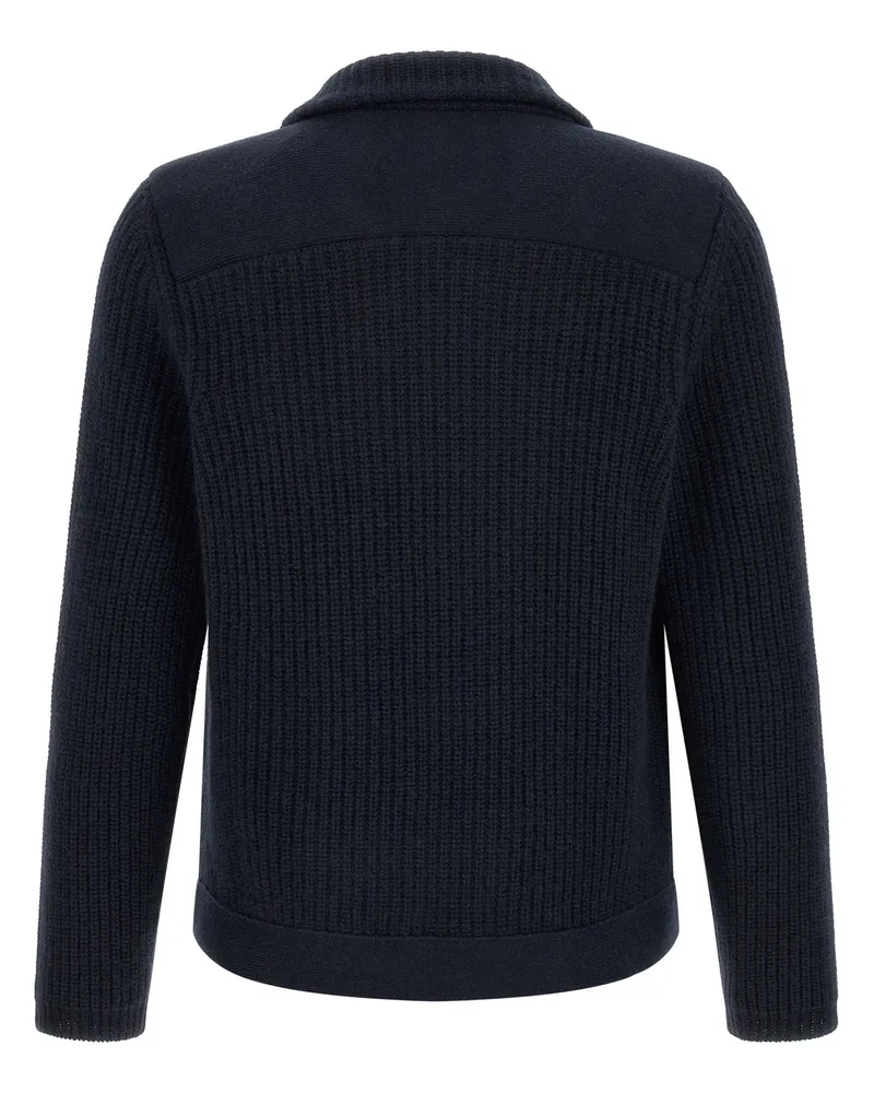Brunello Cucinelli Marina Cardigan — Navy Navy