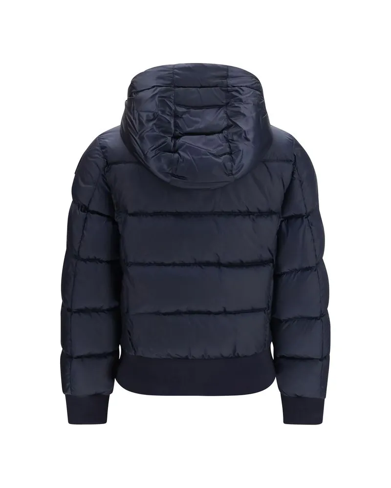 Parajumpers Women Blue Goose Down Full-Length Jacket Clothing Navy