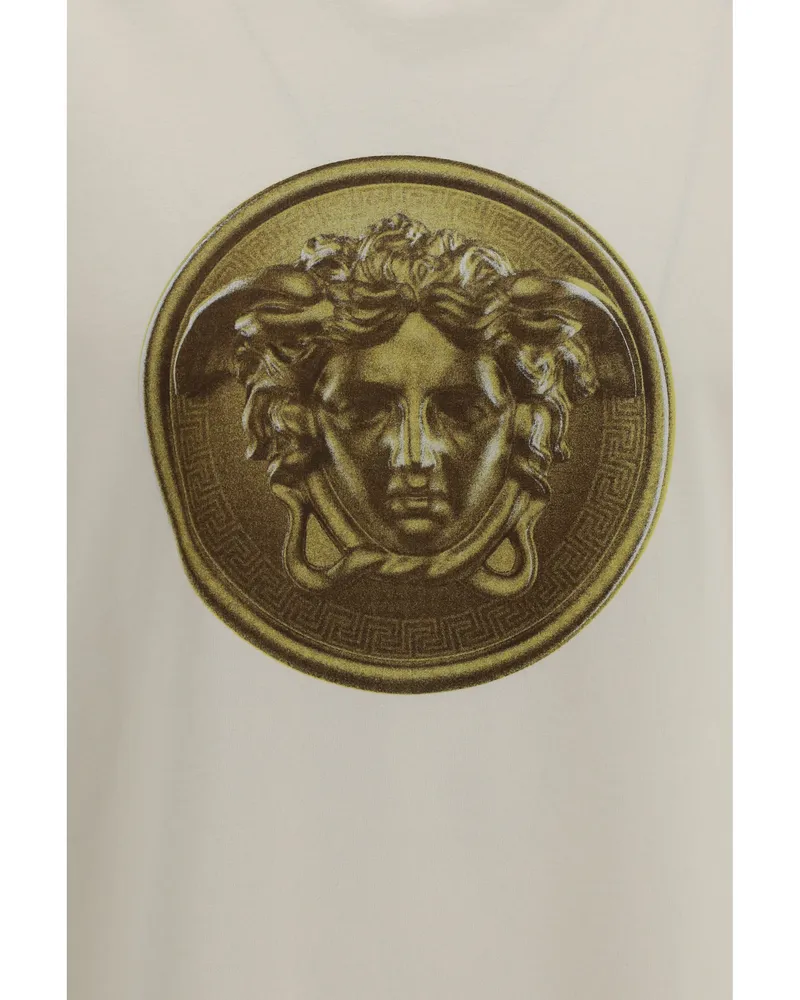 Versace Cotton Jersey T-Shirt — Beige Beige