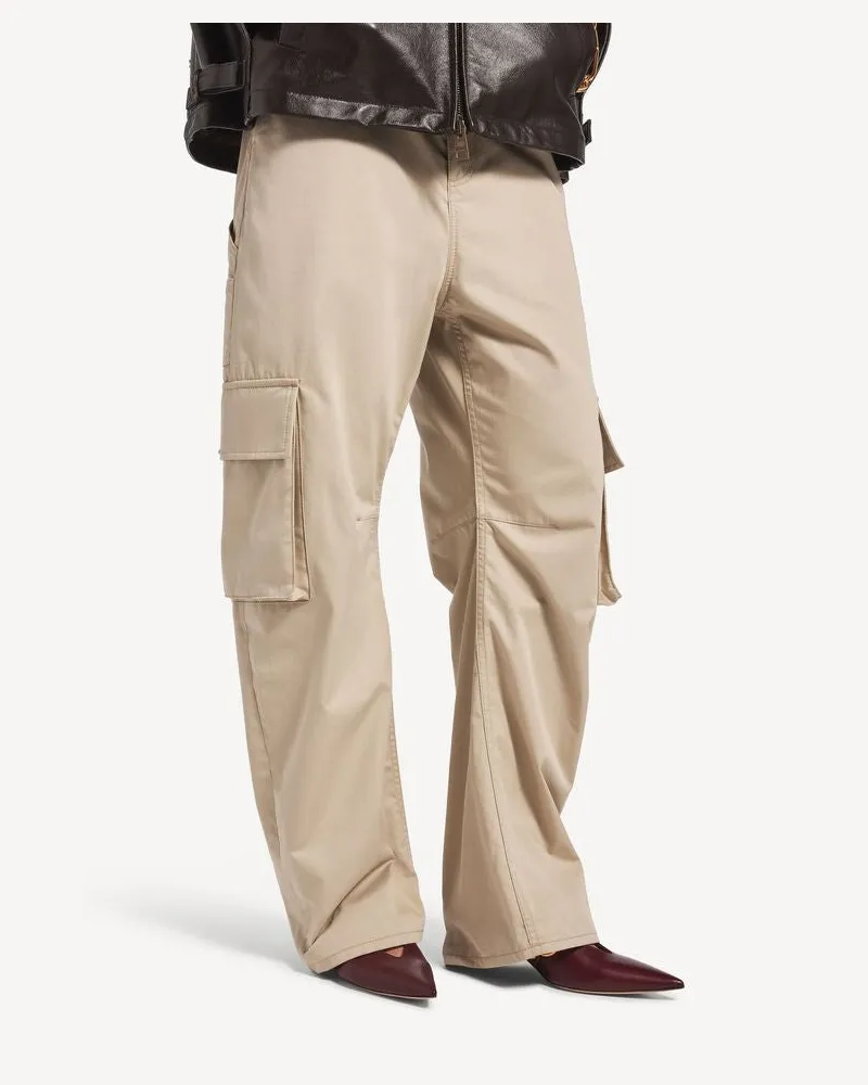 Balenciaga Ballroom Cargo Pants — Beige Beige