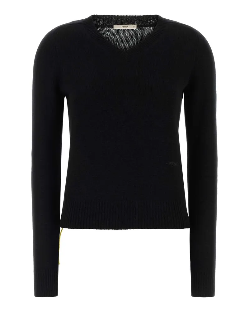 Fendi Basic Sweater — Black Black