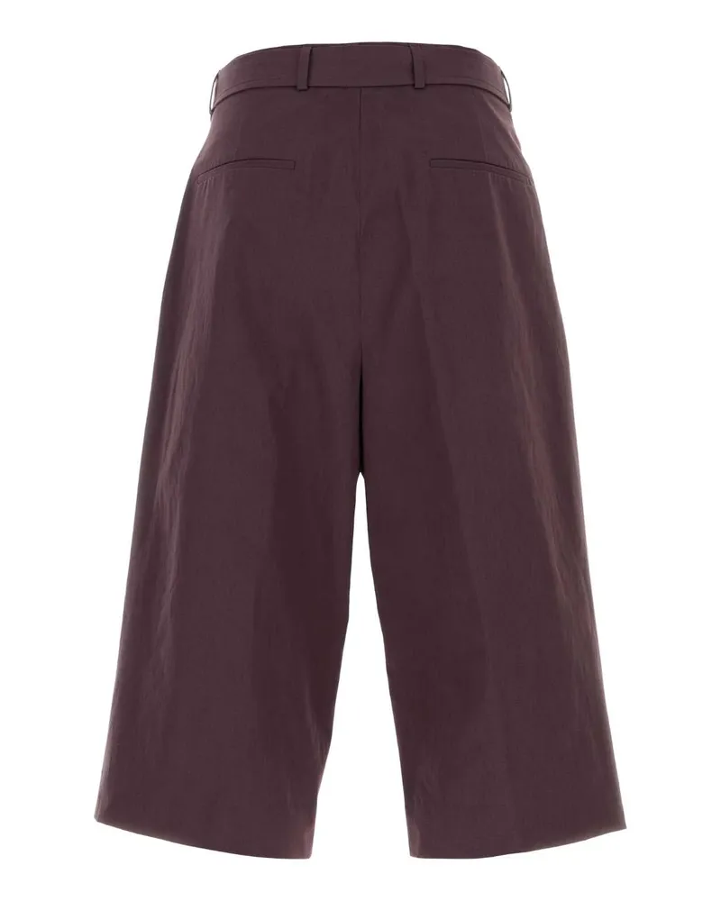 Dries van Noten Preaches Bermuda Shorts — Purple Purple