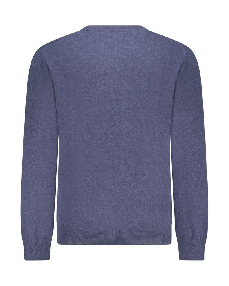 Timberland Wool Crew Neck Sweater — Blue Blue