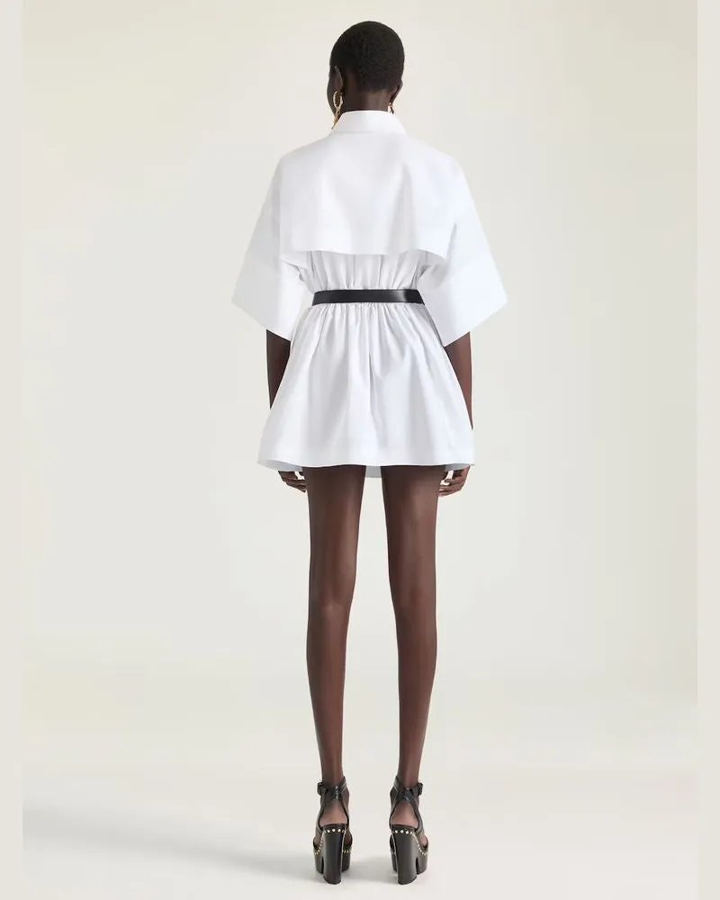 Givenchy Pleated Shirt Dress Dress — White White