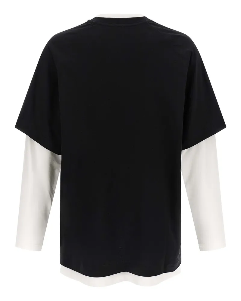 Moschino Men's Multicolor Cotton T-Shirt Black