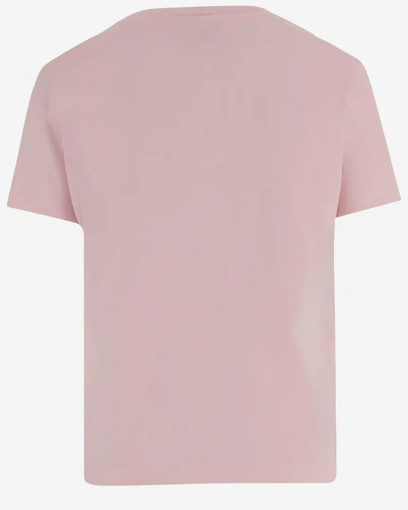 Casablanca Paris Women's Cotton T-Shirt With Logo Pink Main: Organic T-Shirts & Jerseys Pink