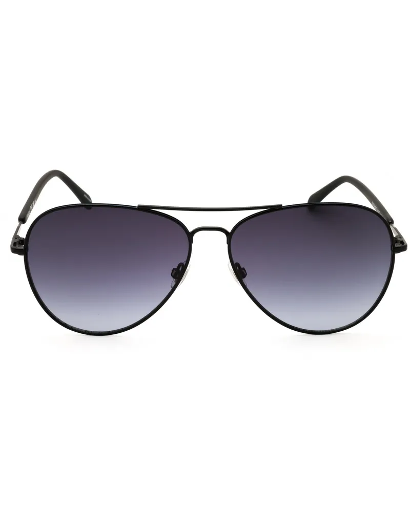 Fossil Men's Fos 3104-G-S Sunglasses Silver Black