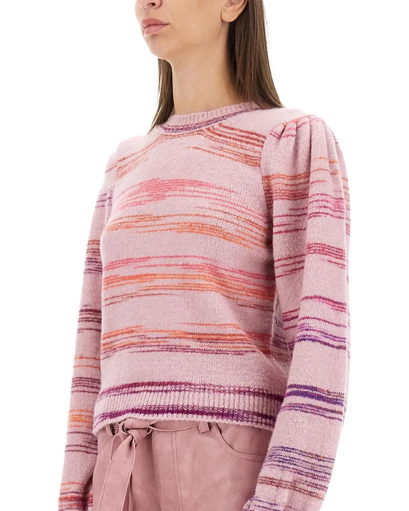 Baum und Pferdgarten Acrylic-Blend Knit Sweater — Pink Pink