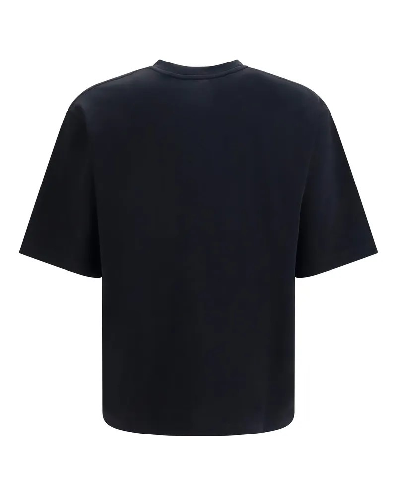 Dsquared2 Men's T-Shirt Loose-Fit Black Cotton T-Shirts And Polos Black