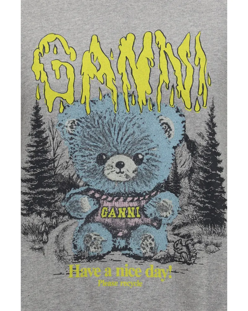 Ganni Sweatshirt — Gray Gray