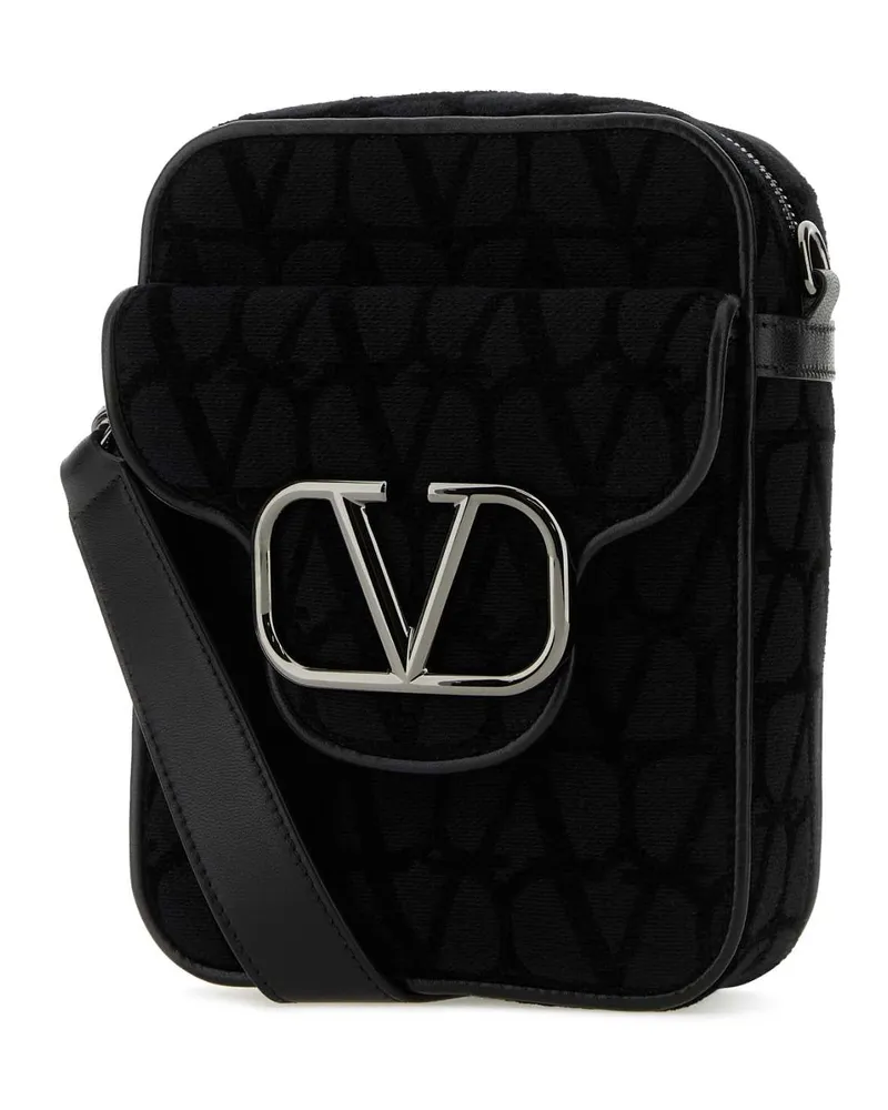 Valentino Garavani Locò Crossbody Bag — Black Black