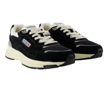 Unisex Hyperway Low Sneaker Black Calfskin