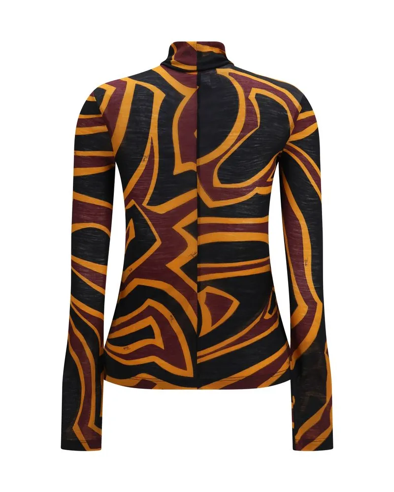Emilio Pucci Fiammato Sweater — Multicolor Multicolor