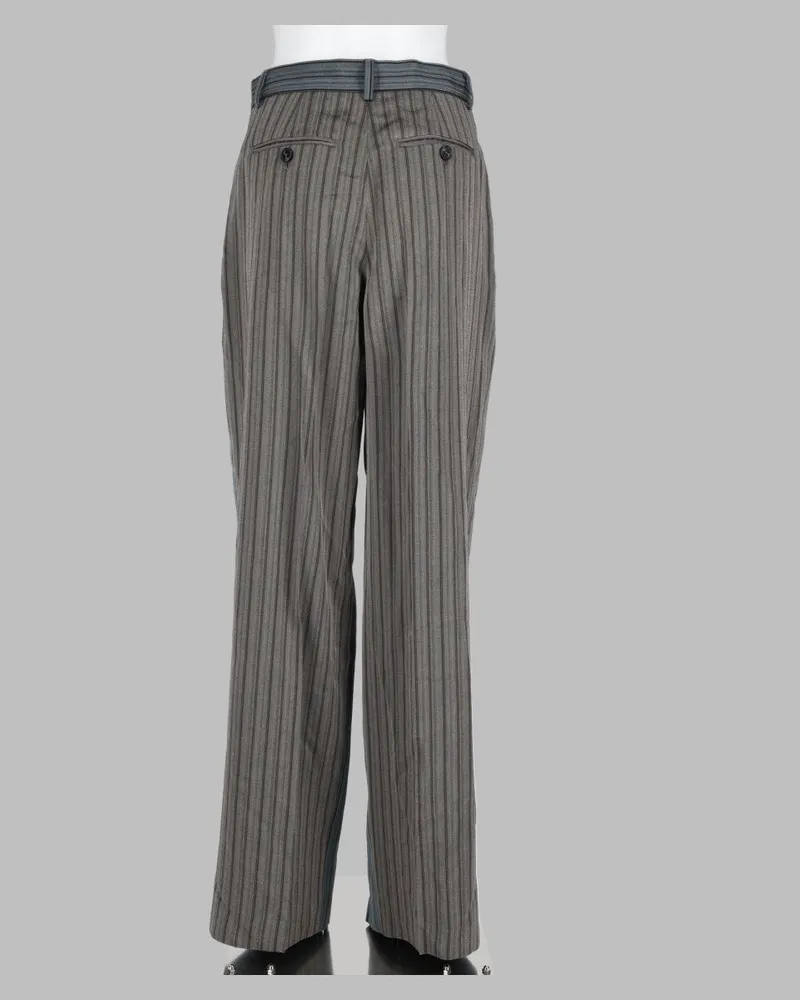 Paul Smith Wide-Leg Striped Trousers — Multicolor Multicolor