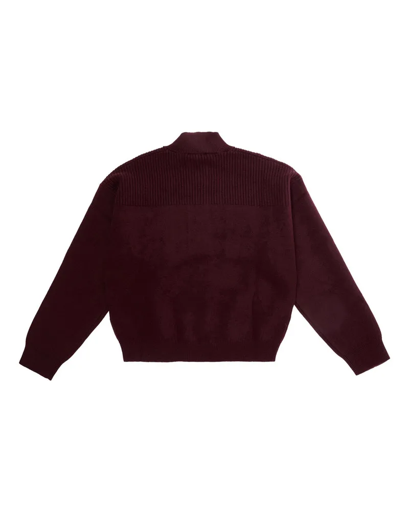 Chloé Cotton & Cashmere Knit Sweater — Purple Purple