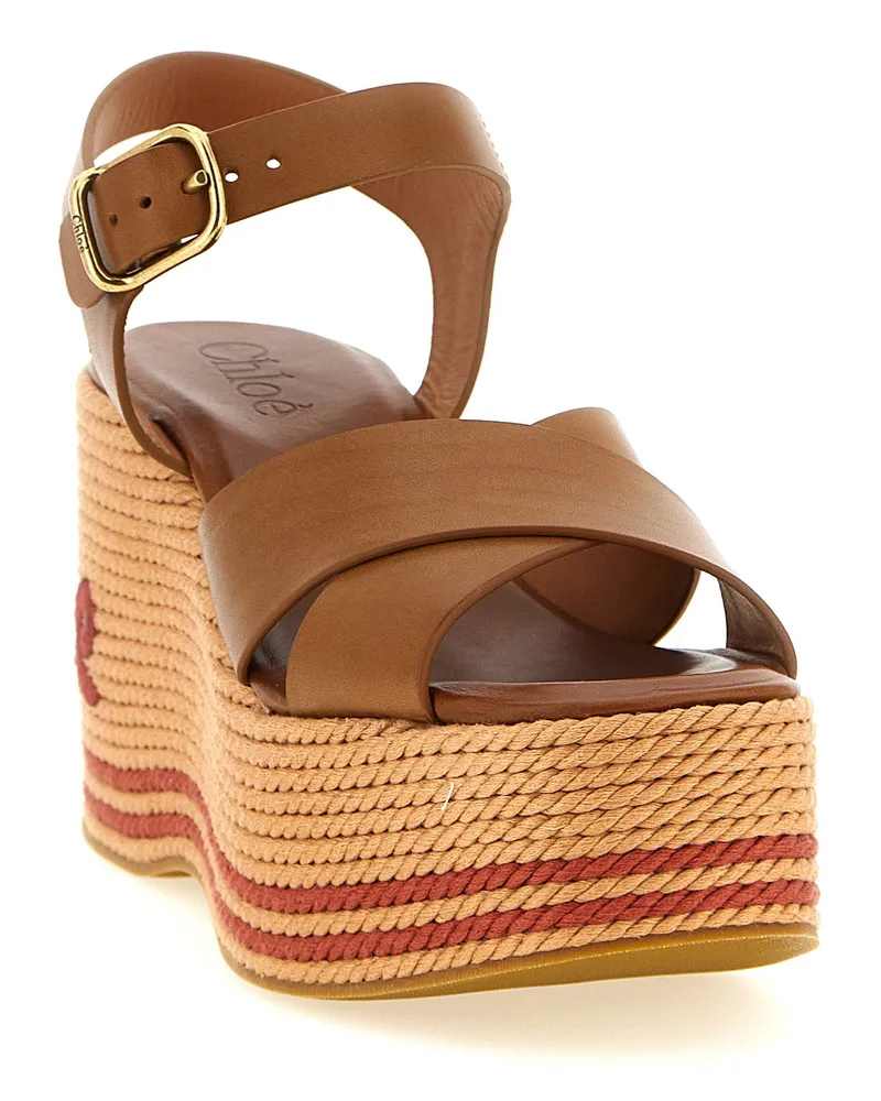 Chloé Sandal — Tan Tan