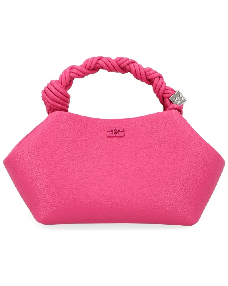 Ganni Bou Top Handle Bag — Pink Pink