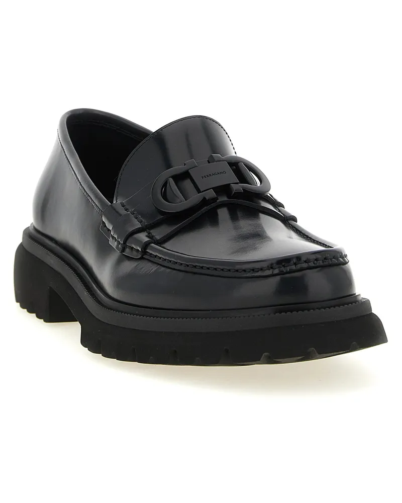 Ferragamo Cocoon Loafer — Black Black