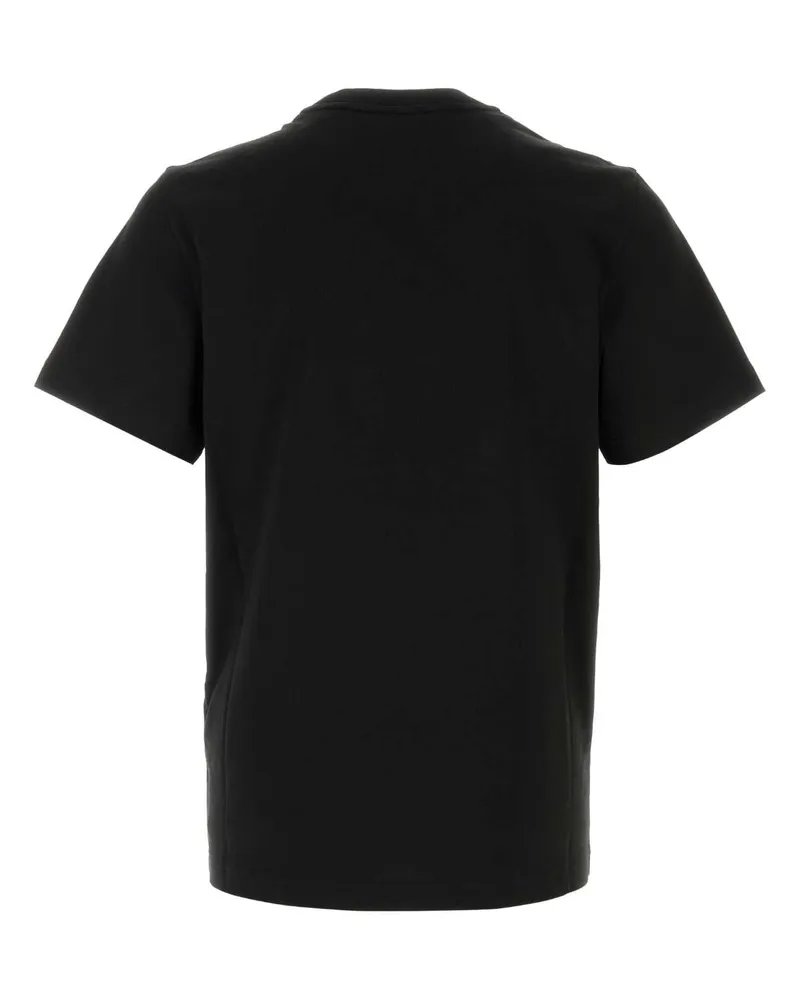 Moncler Logo-Embroidered T-Shirt — Black Black