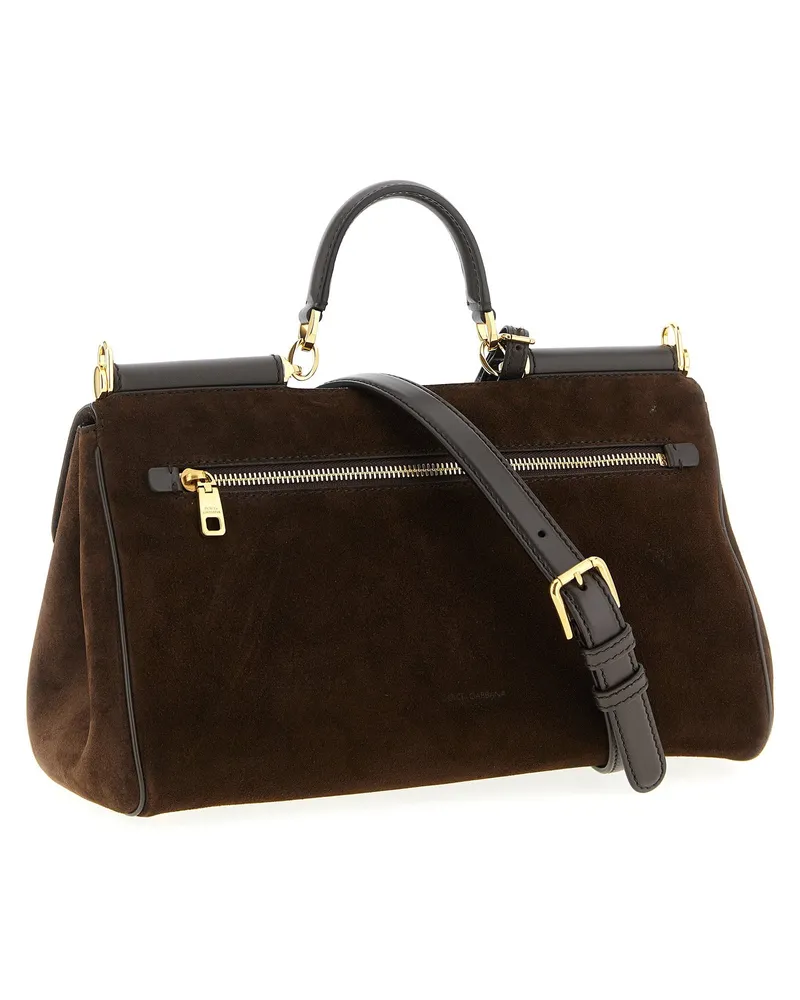 Dolce & Gabbana My Sicily Top Handle Bag — Brown Brown