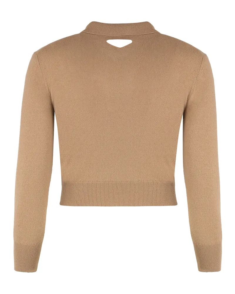 Prada Women's Cashmere Sweater Camel Camel