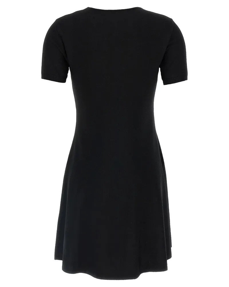 Valentino Garavani Women's Black Viscose Short Dress Black
