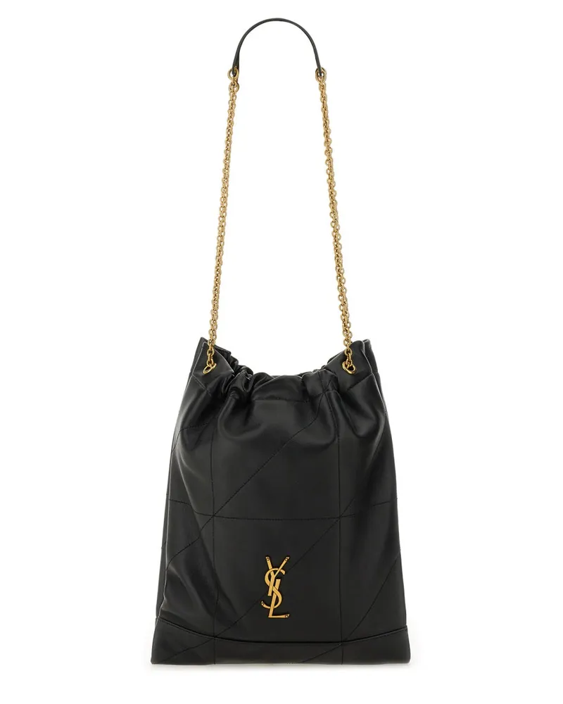 Saint Laurent Women's Shoulder Bag Bo Jamie Black Lambskin Black