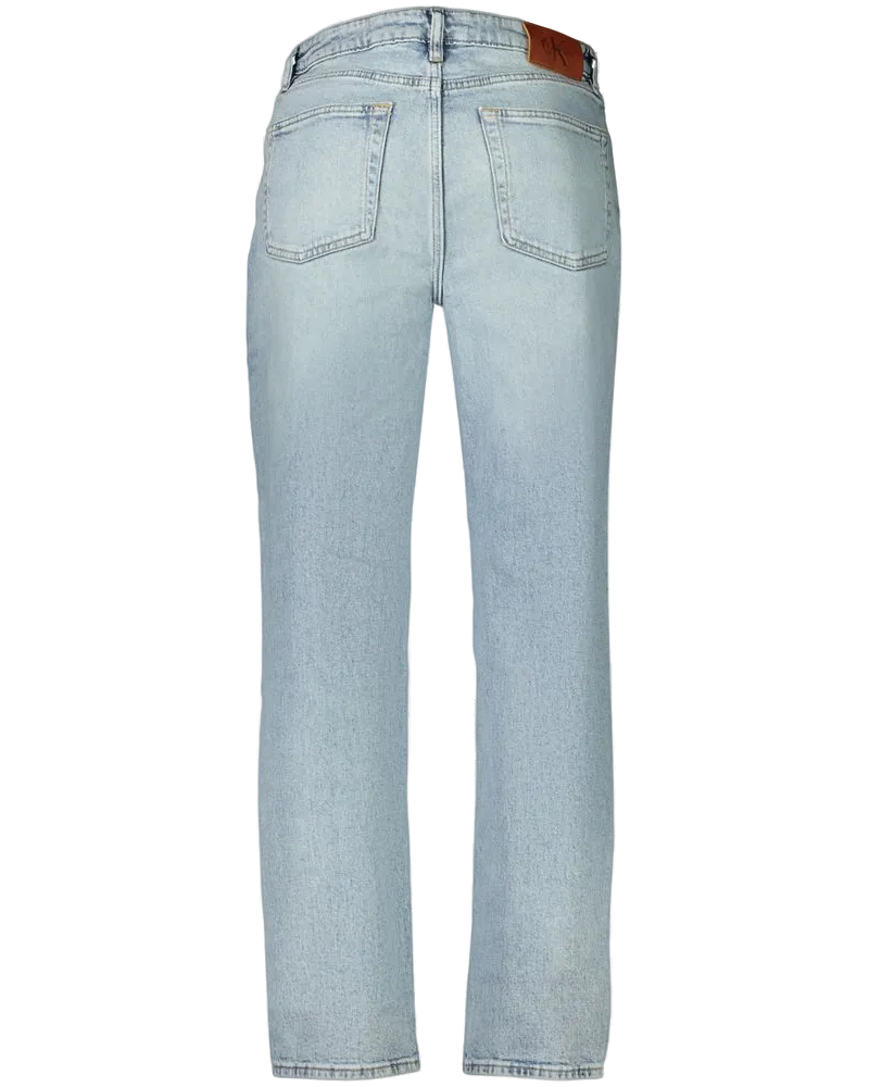 Calvin Klein Washed Cotton Jeans — Blue Blue