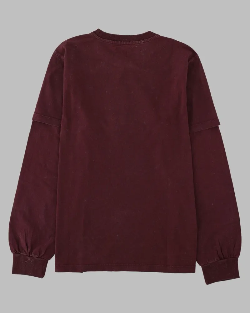 Ganni Logo T-Shirt — Bordeaux Bordeaux