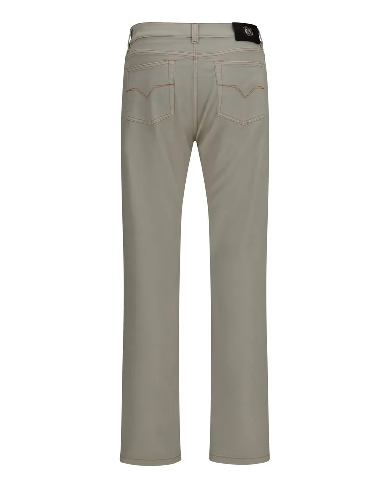 Versace Tapered Denim Jeans — White White