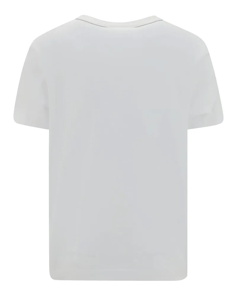 Brunello Cucinelli Cotton Crew Neck T-Shirt — White White